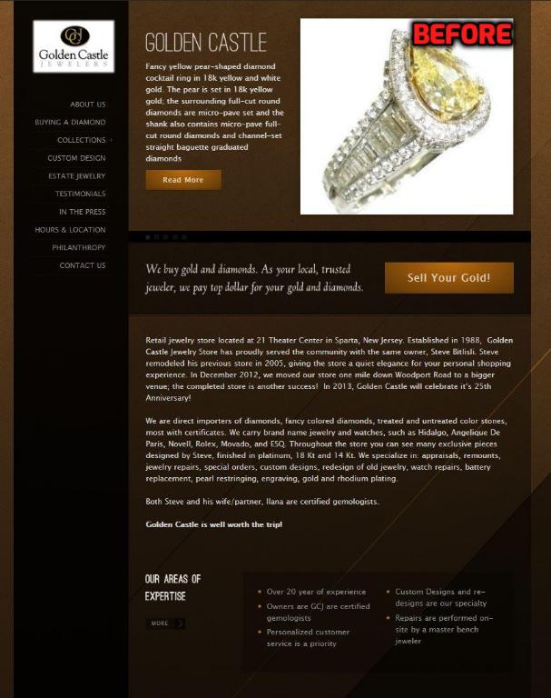 Jewelry Store Web Development 